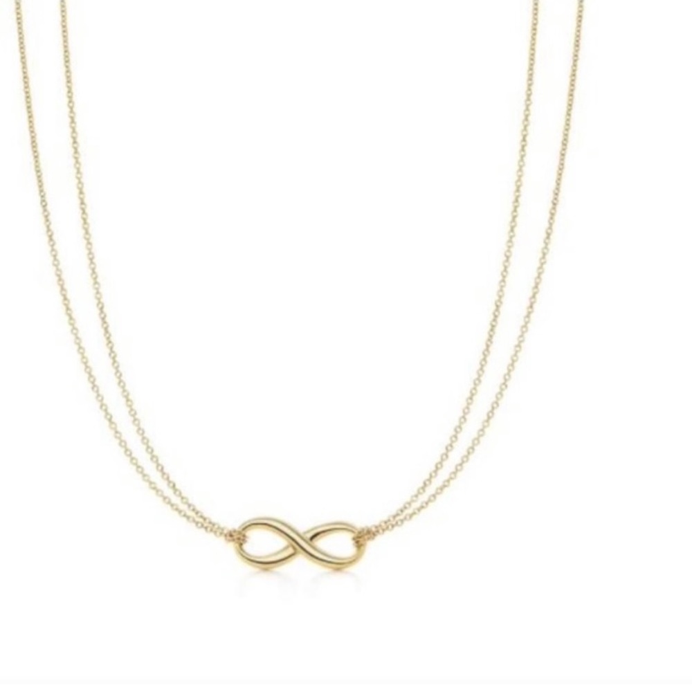 Tiffany & Co Infinity Gold Pendant Necklace